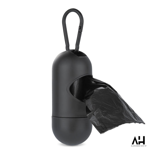 Hundekotbeutel mit Spender und Leinenclip
